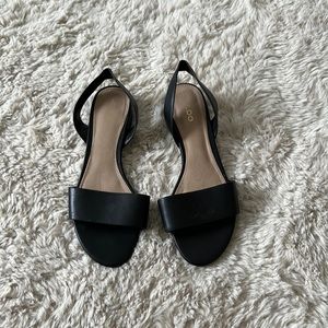 Aldo black sandals